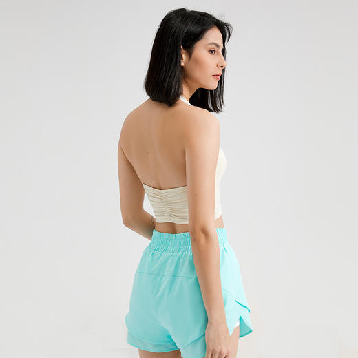 YIMRIZ 运动性感挂脖女聚拢跑步健身文胸衣外穿收腰瑜伽背心 心选到家 商品图1