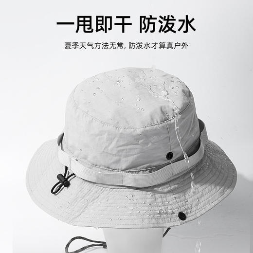 GOLOVEJOY 渔夫帽春夏季男户外钓鱼遮阳抗紫外线防晒帽透气防泼水 心选到家 商品图1