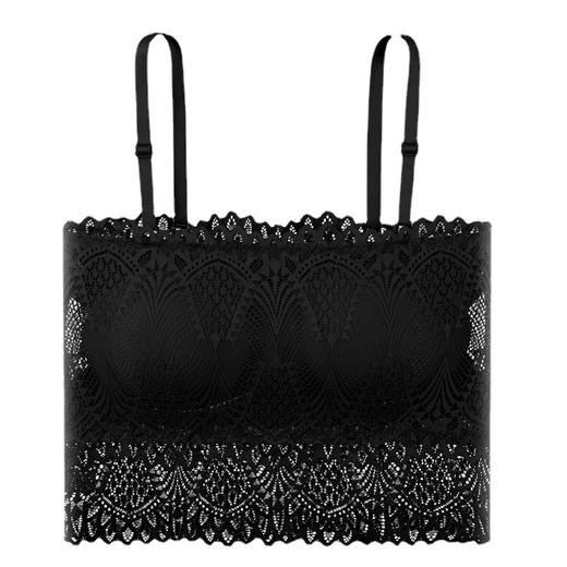 【买一送一！性感蕾丝美背bra】法式吊带美背蕾丝抹胸，穿上比没穿还舒服，可咸可甜，舒适性感可拆卸带胸垫，防走光高弹内搭，透气无痕打底裹胸内衣女 商品图4