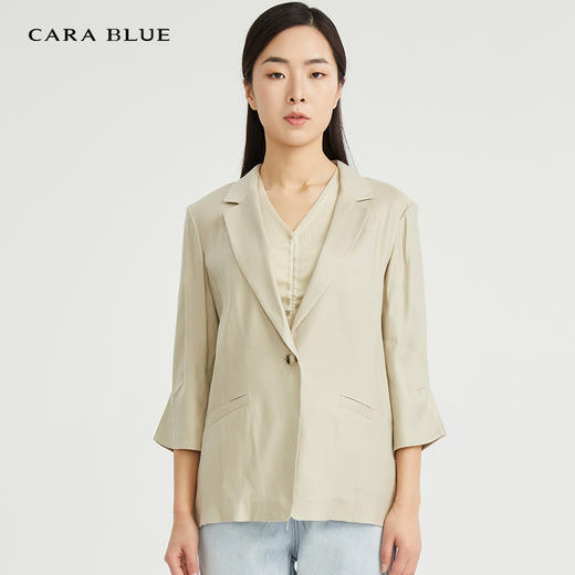 CARABLUE女装时尚简约通勤百搭西服女上衣 商品图0