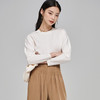 剩S/M 芳外【极简赫本风T恤】春季圆领长袖女式T恤 商品缩略图7