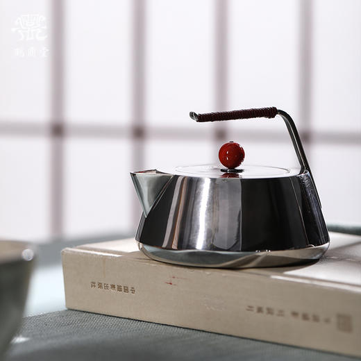 鹤鼎堂 闻天系列 日影镜面急须 纯银壶（缺货） 商品图2