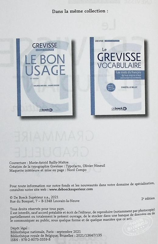 【中商原版】学生用Grevisse法语语法书 法文原版Le Grevisse de l etudiant Cecile Narjoux 商品图4