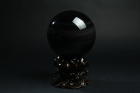 吉祥天地 黑曜石天眼球