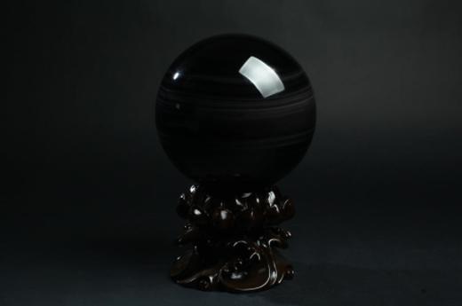 吉祥天地 黑曜石天眼球 商品图0