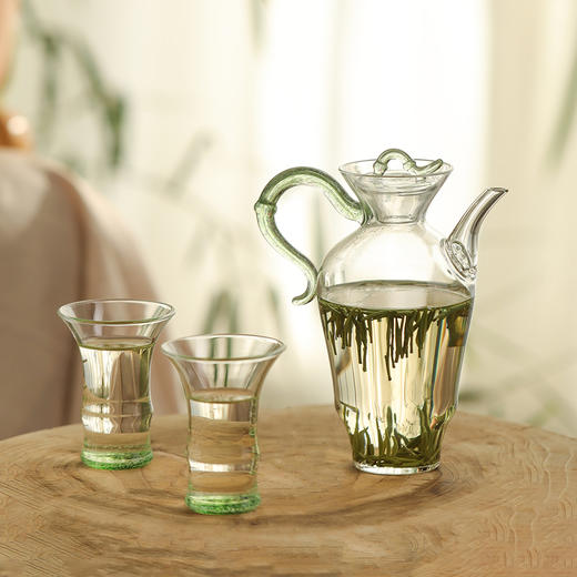 禾器炫彩·君悦套组 一壶四杯进口高硼硅耐热玻璃泡茶壶茶杯高档茶具 商品图11