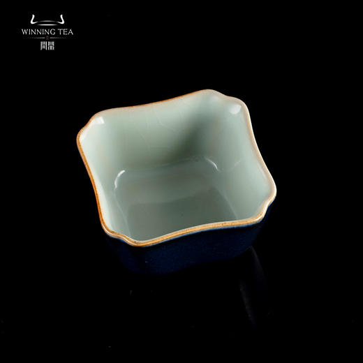 问鼎汝瓷黛蓝四方杯 商品图1