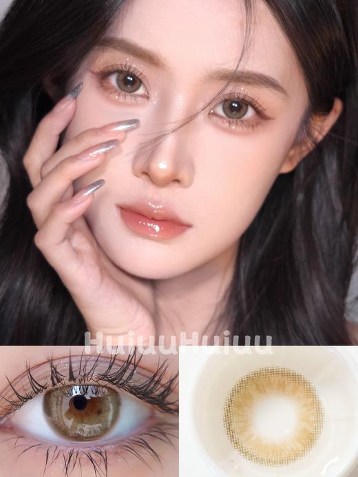 【中直径日抛】LILLILLY-LL17布鲁克棕-14.2mm【日抛 0-1000度 含525/575】 商品图0