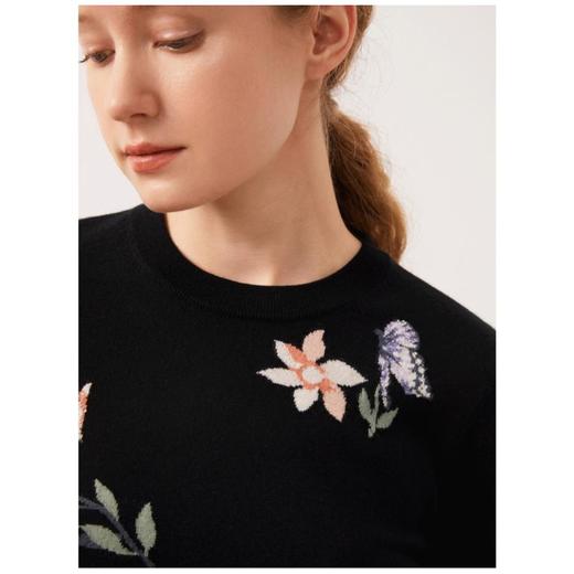 3楼珍贝丝绒提花女衫 商品图3