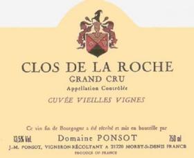 Ponsot Clos de la Roche Grand Cru Vieilles Vignes 彭寿酒庄（洛奇特级园）老藤红葡萄酒 2018