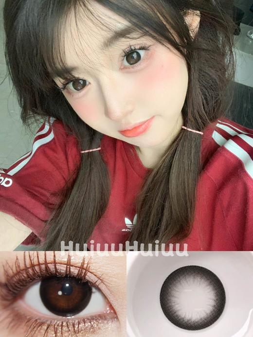 【中直径】KIKICON-黑冰糖-14.2mm【半年抛 0-1000度 无525/575】着色13.5mm 商品图0