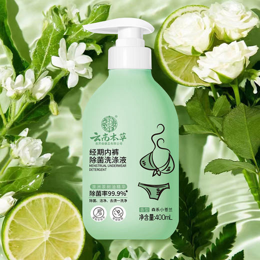 【买一送2】云南本草植物草本内衣洗衣液内衣裤专用内裤去菌去菌去污渍去异味 商品图2
