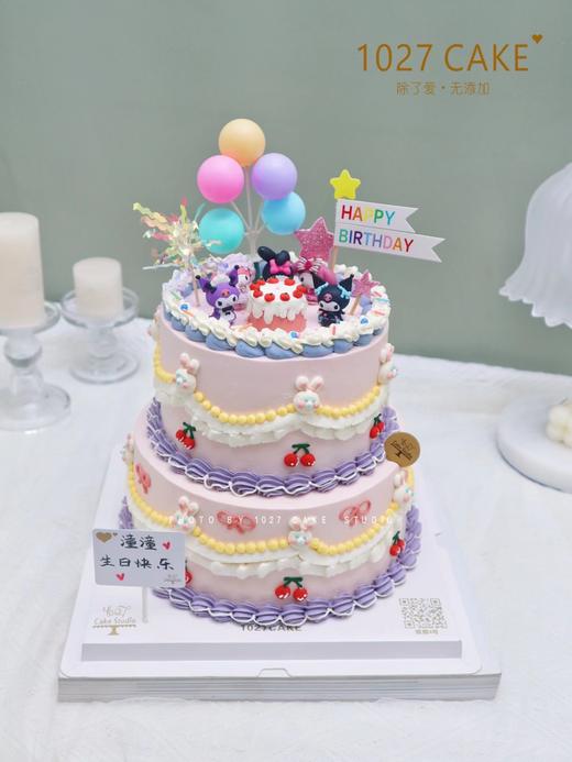 1027CAKE | 双层 三丽鸥 复古 手绘 商品图0