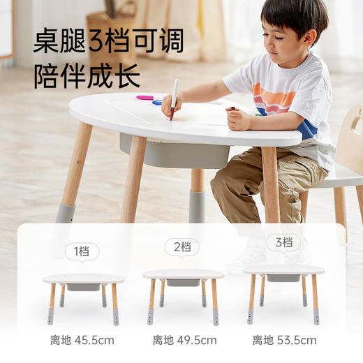 Hape多功能益智游戏蘑菇桌椅套 商品图3