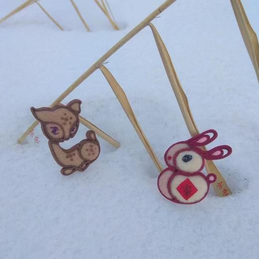 爱家小兔盘扣胸针○芳意旗袍 商品图7