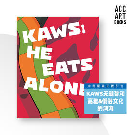 考斯艺术作品全集 布莱恩·唐纳利 英文原版 KAWS : He Eats Alone  潮流时尚涂鸦艺术玩具跨界联名