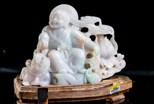 吉祥天地 翡翠达摩 商品图0