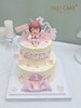 1027CAKE | 双层 翻糖装饰 小公主 周岁蛋糕 商品缩略图1