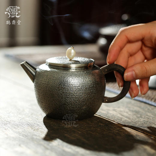 鹤鼎堂 闻天系列方思急须麻纹（银色）（缺货） 商品图2