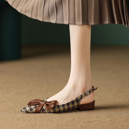 优雅百搭，尖头蝴蝶结后空凉鞋KC-YM-902 商品图14