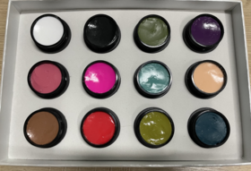 不粘手雕艺胶 雕花胶12色套装7克装