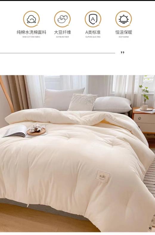 富丽岛家纺水洗棉大豆纤维被 商品图3