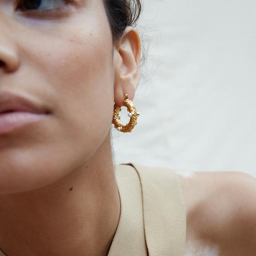 北京仓｜Shyla-凯特王妃 同款-Sirius-环状 耳环［英国设计师］ 商品图6