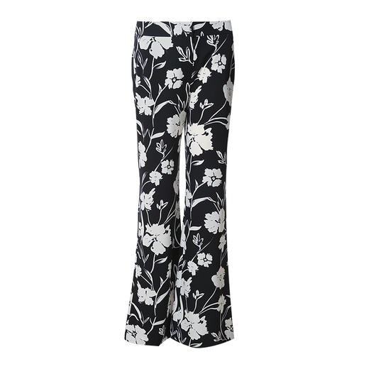 EITIE爱特爱夏季新款印花长裤宽松直筒休闲女裤7005703 商品图5