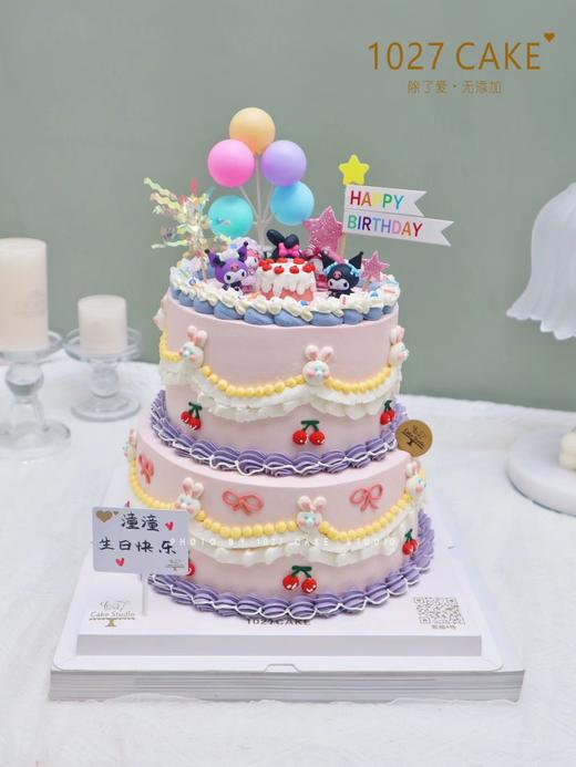 1027CAKE | 双层 三丽鸥 复古 手绘 商品图1