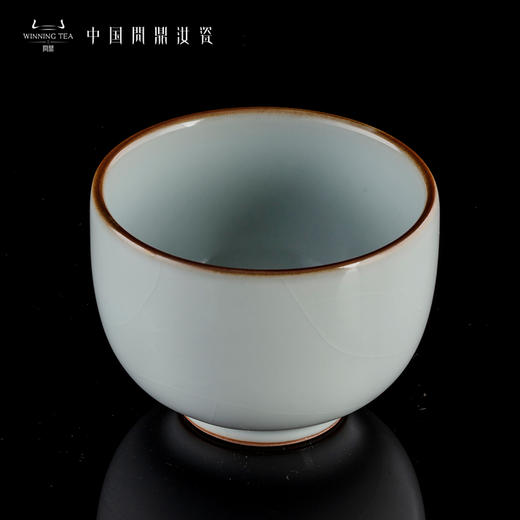 问鼎汝瓷鼎峰系列老款月白精工敦善杯 商品图1