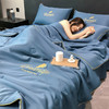 水洗冰丝夏被刺绣空调被纯色四件套XR-lomyxb001 商品缩略图2