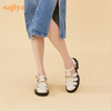 Safiya/索菲娅 2023夏季复古马衔扣镂空罗马编织包头厚底凉鞋 SF32115012 商品缩略图6