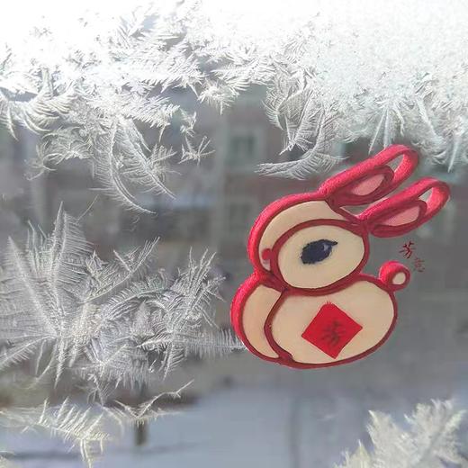 爱家小兔盘扣胸针○芳意旗袍 商品图0