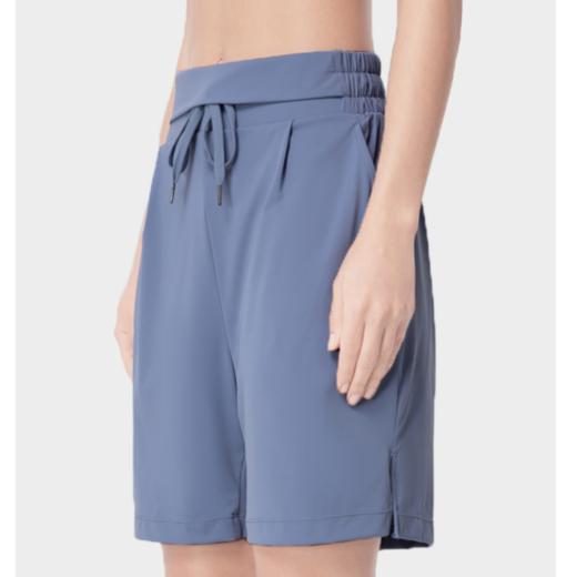 跃牌【明丽逸动】系列轻速运动短裤女高腰显瘦宽松休闲五分裤带口袋AL7988 商品图0