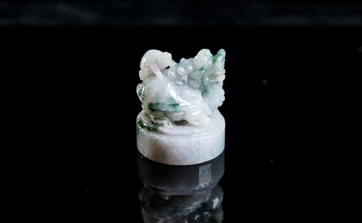 吉祥天地 翡翠龙龟印 商品图0