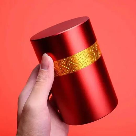 8012【红.100g左右装.大号合金罐】35元1个.满20个包邮 商品图0