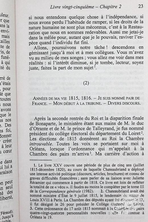 【中商原版】夏多布里昂 墓畔回忆录 卷3 Memoires doutre tombe Tome 3 法文原版 Francois Rene de Chateaubriand 商品图5