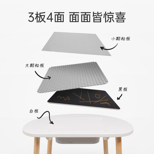 Hape多功能益智游戏蘑菇桌椅套 商品图1