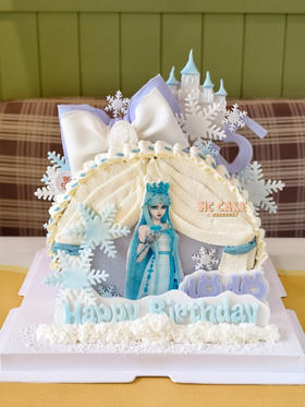 叶罗丽冰公主蛋糕