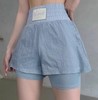 跃牌【明丽逸动】系列 高腰收腹假两件运动短裤女夏瑜伽训练跑步防走光速干透气健身热裤AL7977 商品缩略图0
