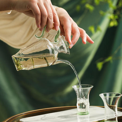 禾器炫彩·君悦套组 一壶四杯进口高硼硅耐热玻璃泡茶壶茶杯高档茶具 商品图13