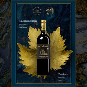 法国原瓶进口波尔多AOC小龙战舰尚选干红葡萄酒单支装750ml