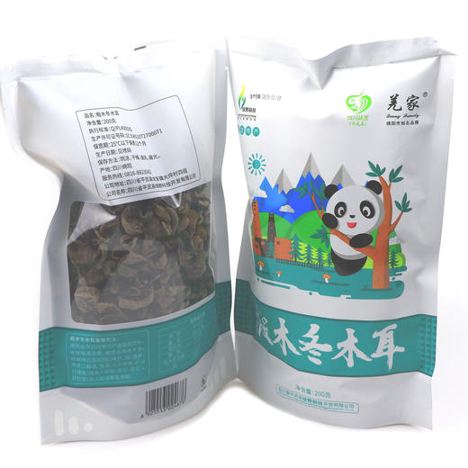 绿野羌家椴木冬木耳200g 商品图1