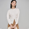 剩S/M 芳外【极简赫本风T恤】春季圆领长袖女式T恤 商品缩略图2