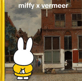 米菲x维米尔 英文原版 miffy x vermeer 趣味精装画册 THAMES HUDSON出版社