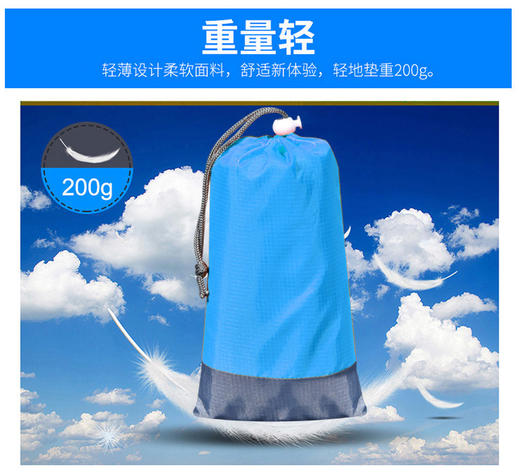 【野外郊游出行必备 2.1*2米超大尺寸 送4根地钉】野餐垫布户外地垫防潮垫便携轻便折叠防水野炊沙滩垫露营草坪垫子 商品图3