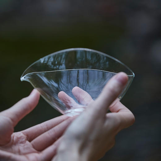 吉橙中式无把手玻璃公道杯高硼硅家用功夫茶品茗杯加厚耐高温茶具 商品图9