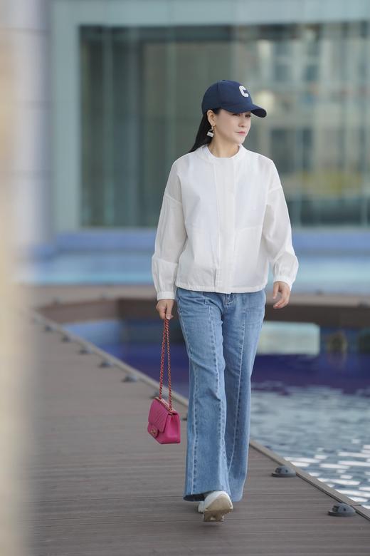  Laurel劳芮 气质拼接牛仔阔腿裤LWL341K05000 商品图6