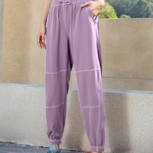 跃牌【明丽逸动】系列薄款宽松速干束脚运动裤AL8029 商品图3