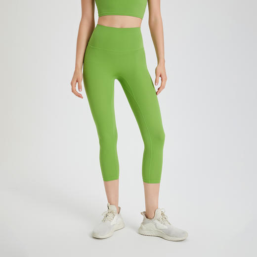 YIMRIZ 免穿内裤零感一片式瑜伽裤无痕裸感高腰蜜桃提臀健身运动七分裤 心选到家 商品图1